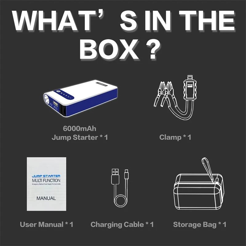 12v Portable Jump Starter factory